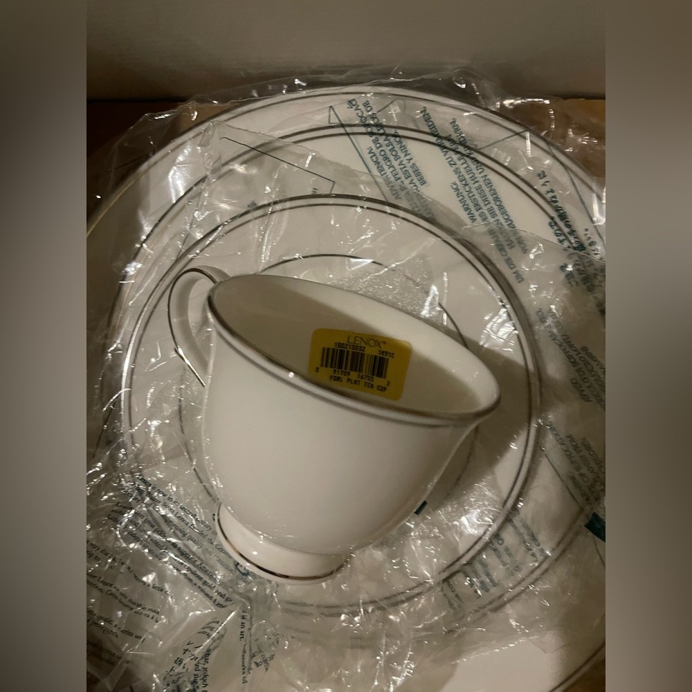 Brand new never used. Lenox federal platinum set - Picture 3 of 6